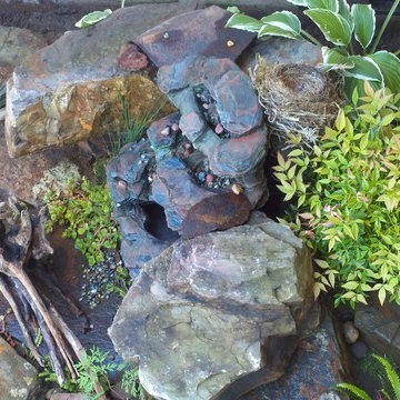 Vancouver Rain Garden Patio & Water Feature