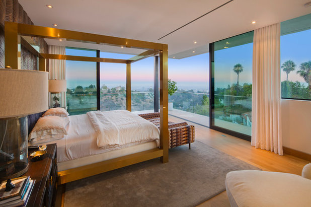 Contemporary Bedroom by Wolf Design Studio