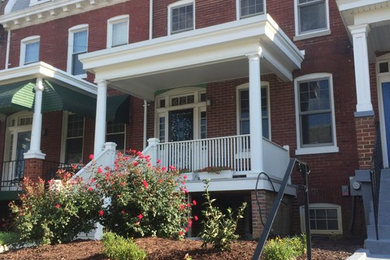 Classic concrete front porch idea in DC Metro