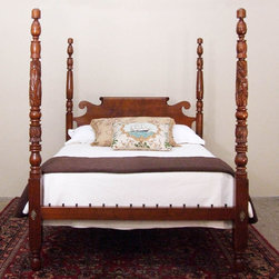 Tall Post Antique Bed - Beds