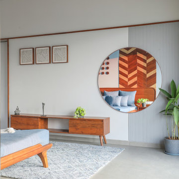 Wooden TV stand design