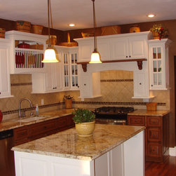Painted and Cherry Kitchens with granite tops - Products