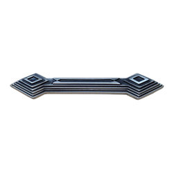 Dartefax - Double Diamond Pull, Oil Rub Bronze - Cabinet And Drawer Handle Pulls