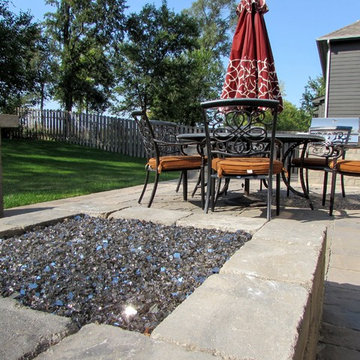 Gas Firepit, Grill Center, Patio