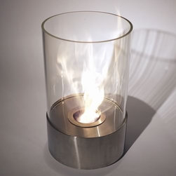 Nu-Flame Accenda Cylinder Tabletop Fireplace - Tabletop Fireplaces