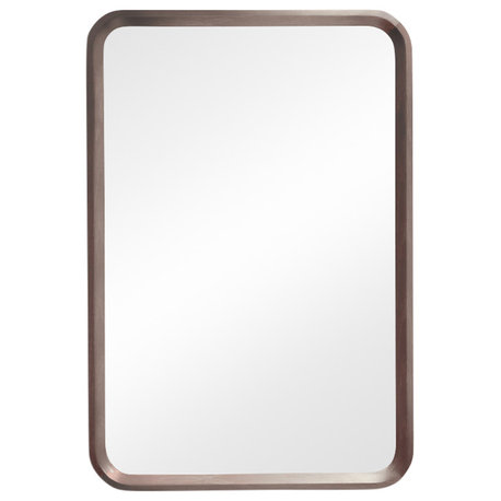 Vela Mirror, Chestnut Oak, 24"