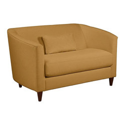 Deco Premier Loveseat by La-Z-Boy shown in Topaz - Products