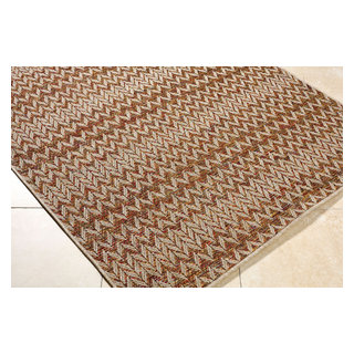 Crete Machine Woven Rug, Ivory, 5' x 7', 5' x 7' - Area Rugs - by ...