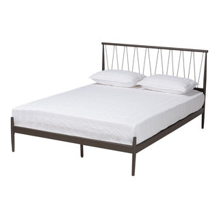 Linwood Modern Platform Bed Midcentury Platform Beds by