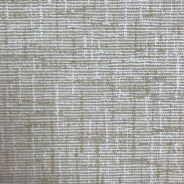 Dune Beige White Texture Solid Woven Outdoor Performance Upholstery Fabric
