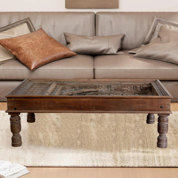 Organic Design with Reclaimed Wood Furniture and Doors