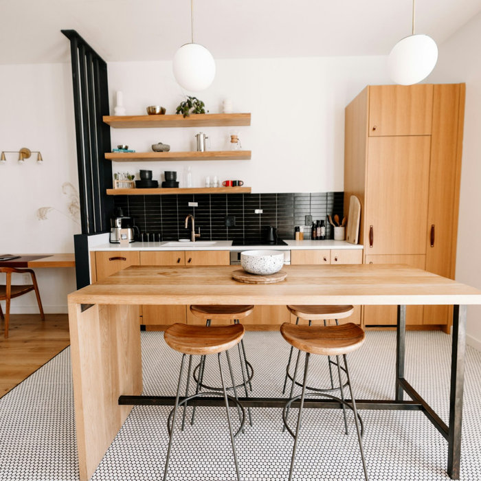 small bright kitchen