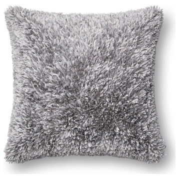 Grey 22"x22" Decorative Accent Pillow