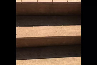 power washing outside desck