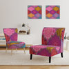 Multicolor Ethnic Patchwork Chair, Side Chair