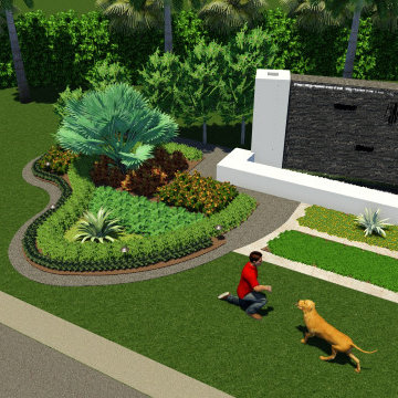 Community Entry Signage Renovation Concept