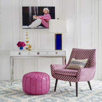 Modern Console Tables with Lucite