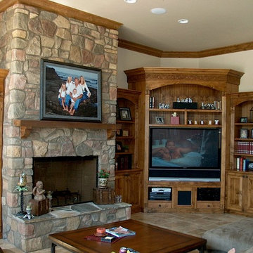 Custom designed family room