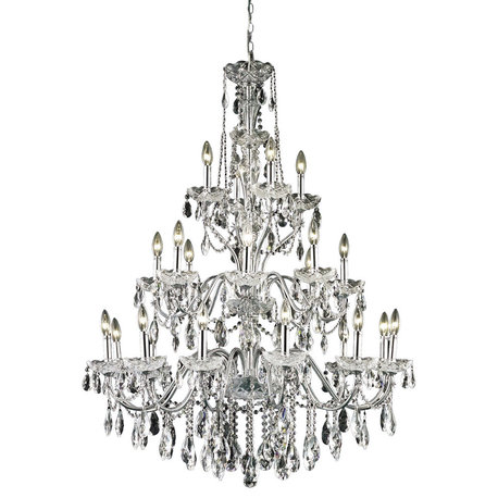 St. Francis Chandelier, Chrome, Royal Cut