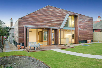 Inspiration for a contemporary home design remodel in Geelong
