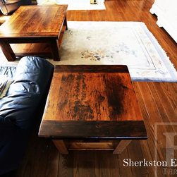 Reclaimed Wood End Tables - Products