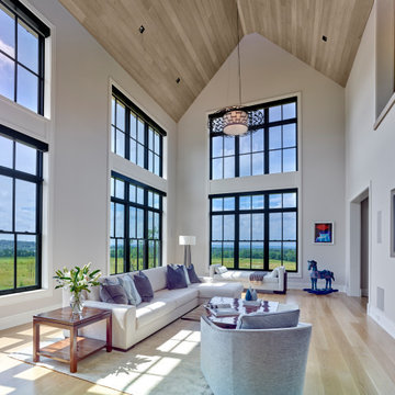 Modern Farmhouse with Mountain Views