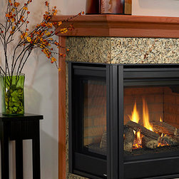 Heatilator Corner Gas Fireplace - Indoor Fireplaces