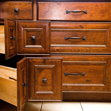 Rustic Cherry Kitchen Remodel by Swita Cabinetry
