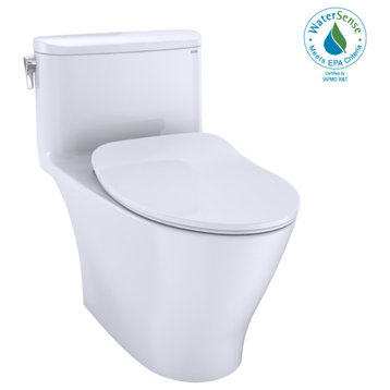 Toto Nexus OneP Elong 1.28GPF Toilet, CEFIONTECT and SS234 Seat Colonial White