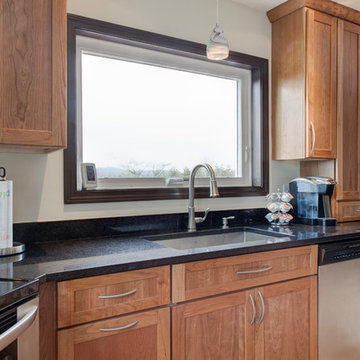 Medallion Cabinets, Shaker Style Door, Cherry Wood