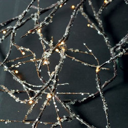 Icy Branch Light Garland - Holiday Decorations