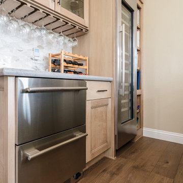 In-Home Bar and Wine Reserve in Los Altos Home