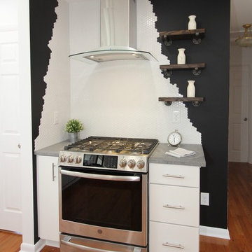 Bel Air Chalkboard Tiled Kitchen