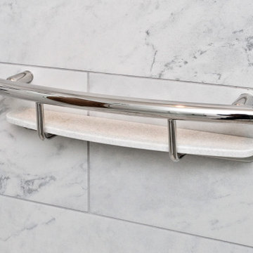 Shower self grab bar