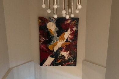 Example of a trendy home design design in Miami