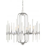 Minka-Lavery - Minka-Lavery Pillar Six Light Chandelier 3097-77 - Six Light Chandelier from Pillar collection in Chrome finish. Number of Bulbs 6. No bulbs included. No UL Availability at this time.