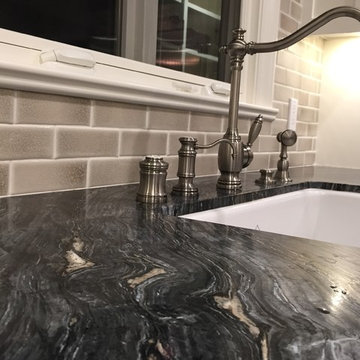 Leather finish marble