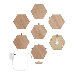 Nanoleaf Elements Wood Look Starter Kit (7 Pack) - Home Electronics