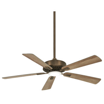 Minka Aire Contractor LED 52" Ceiling Fan With Remote Control, Heirloom Bronze