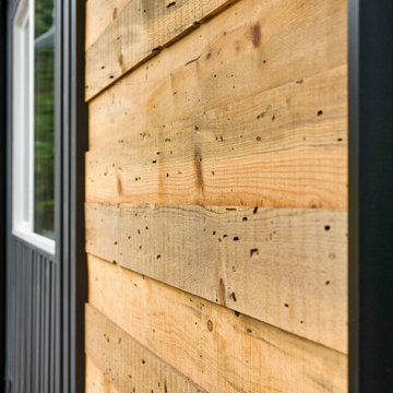 Distressed authentic reclaimed wood siding