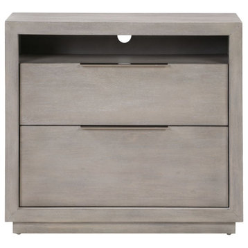 Modus Oxford Two-Drawer Nightstand in Mineral