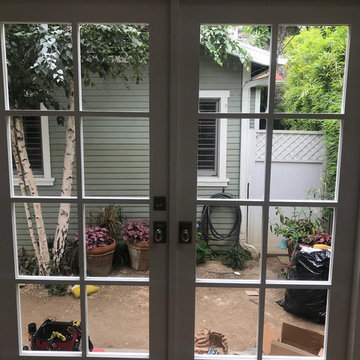 French door lock fresh installation