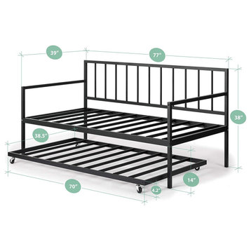 Twin Daybed and Trundle Set