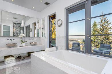 Bathroom - traditional bathroom idea in Portland