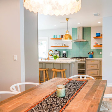 Redondo beach open concept for kitchen, dining area.