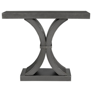 Dryden Console - Distressed Black