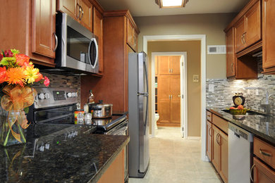Inspiration for a transitional kitchen remodel in Other