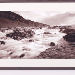 Free Flow, Waterfall Iceland - Limited Edition Fine Art Print 30 inches wide - Fine Art Prints