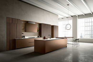Kitchen - modern kitchen idea in Rennes