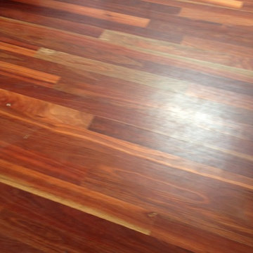 Hardwood floors and stairs